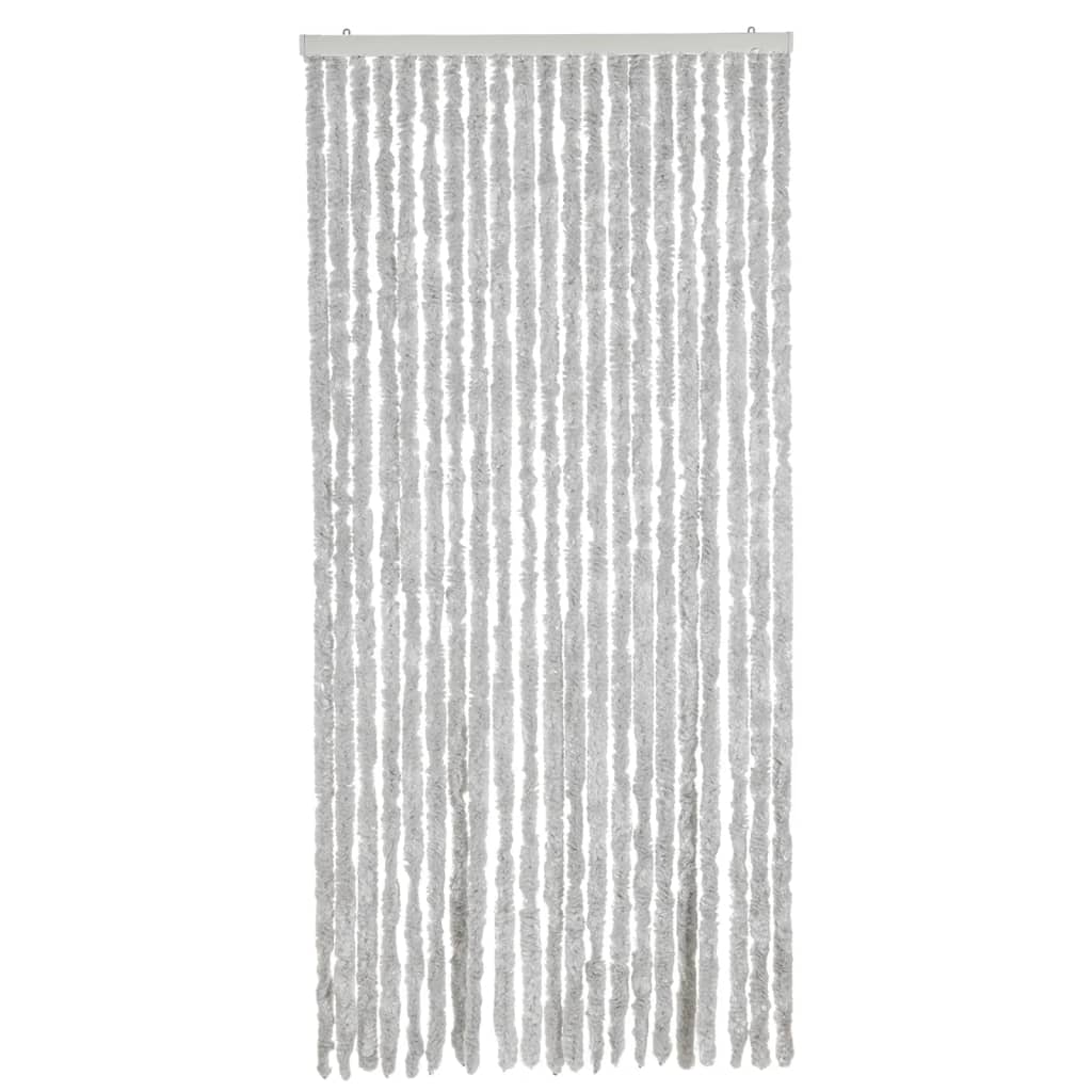 Fluegardin grå 90x220 cm chenille