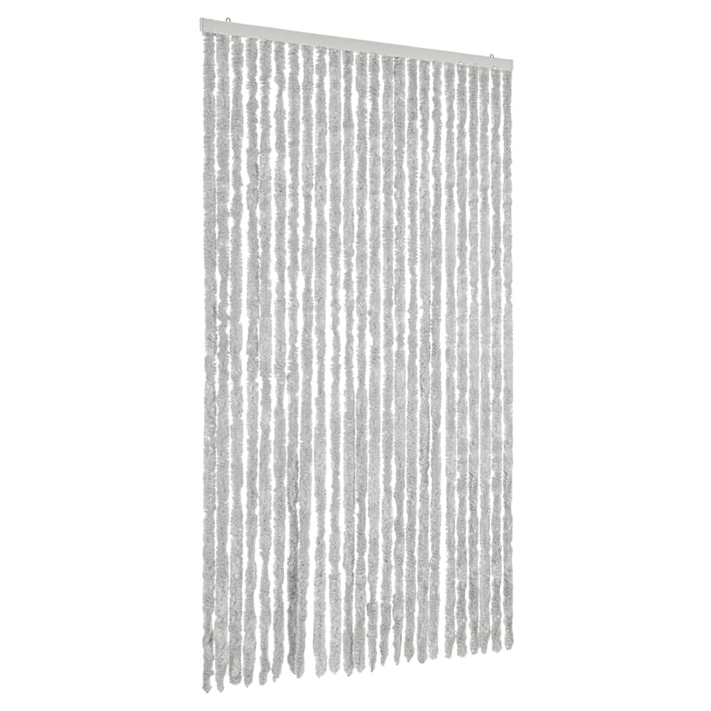 Fluegardin grå 100x200 cm chenille