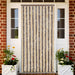 Fluegardin mørkebrun og beige 90x220 cm chenille