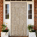 Fluegardin mørkebrun og beige 100x220 cm chenille