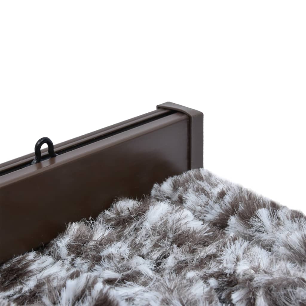 Fluegardin brun og beige 100x230 cm chenille