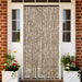 Fluegardin beige og brun 90x200 cm chenille