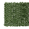 Balkongskjerm med mørkegrønne blader 300x150 cm