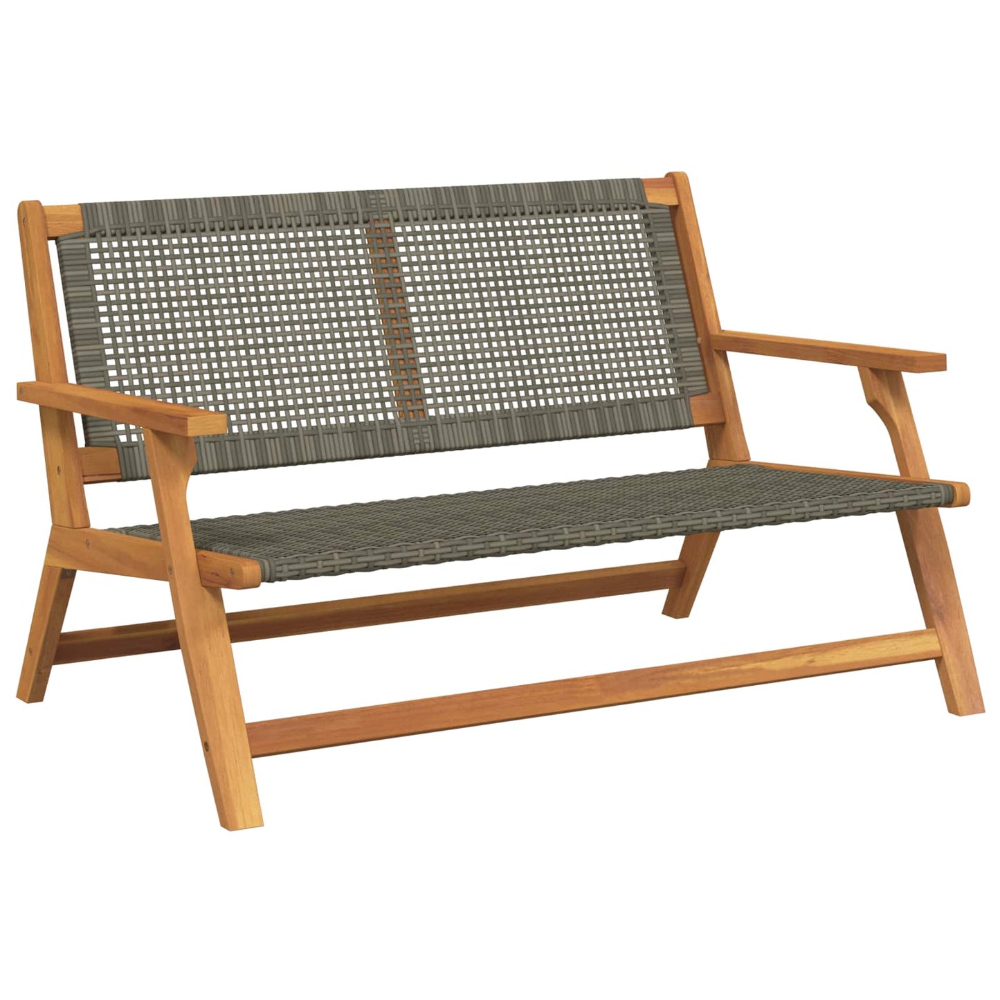 Hagemøbler Grå 122 x 78 x 73 cm Solid akasietre