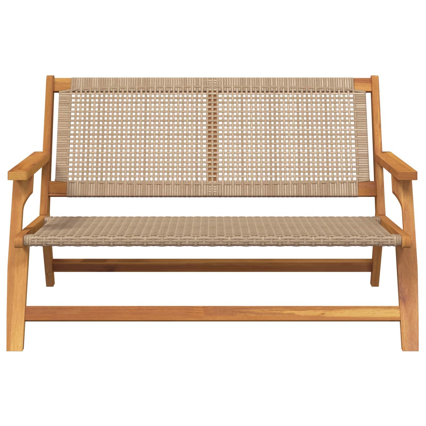 Hagemøbler Beige 122 x 78 x 73 cm Solid akasietre