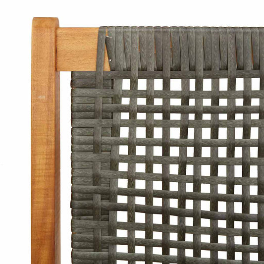 Hagemøbler 2 pcs Grå 67 x 78 x 73 cm Solid akasietre