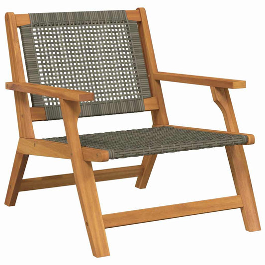 Hagemøbler 2 pcs Grå 67 x 78 x 73 cm Solid akasietre