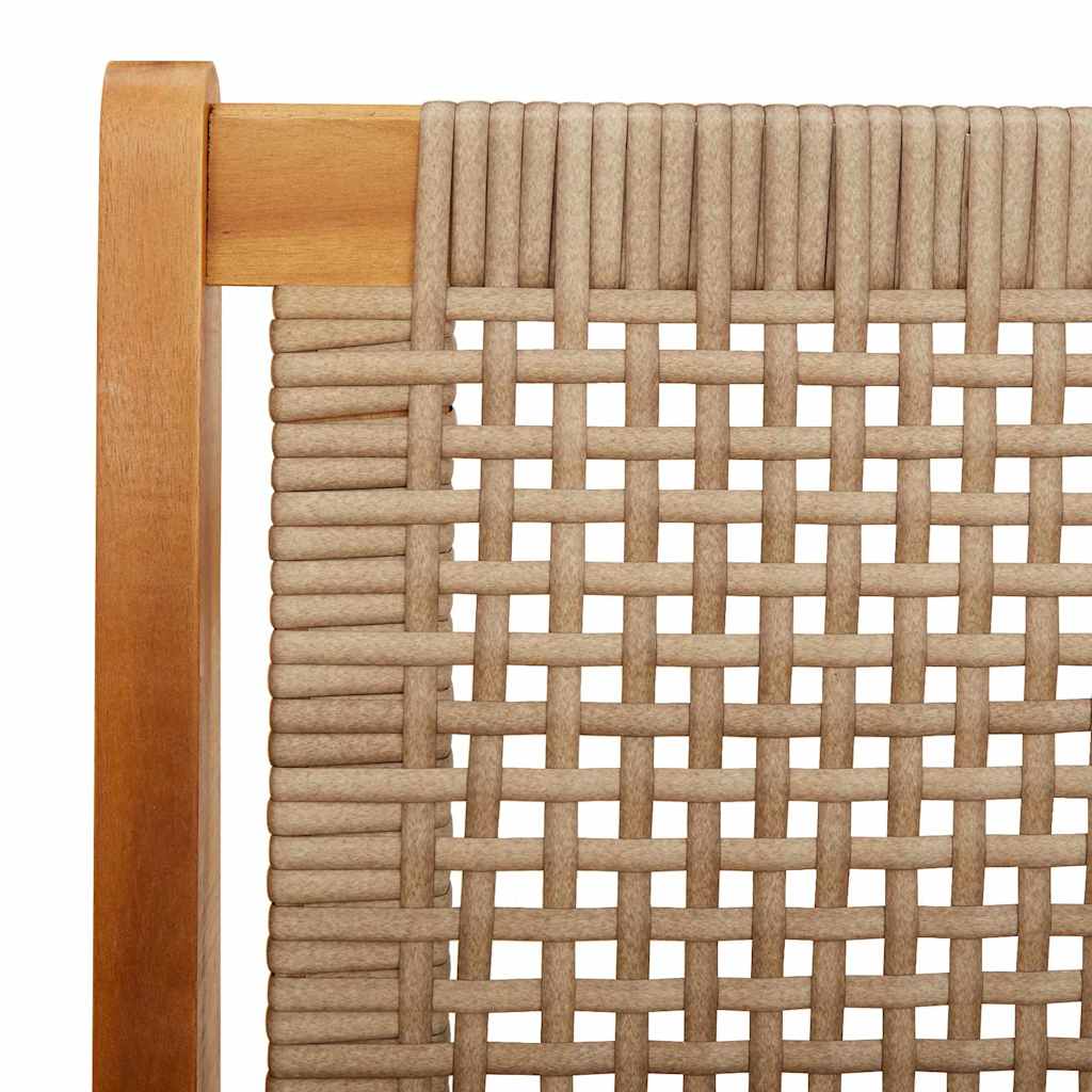 Hagemøbler 2 pcs Beige 67 x 78 x 73 cm Solid akasietre