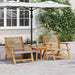 Hagemøbler 2 pcs Beige 67 x 78 x 73 cm Solid akasietre
