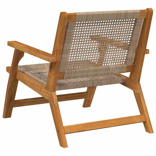 Hagemøbler 2 pcs Beige 67 x 78 x 73 cm Solid akasietre