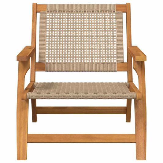 Hagemøbler 2 pcs Beige 67 x 78 x 73 cm Solid akasietre