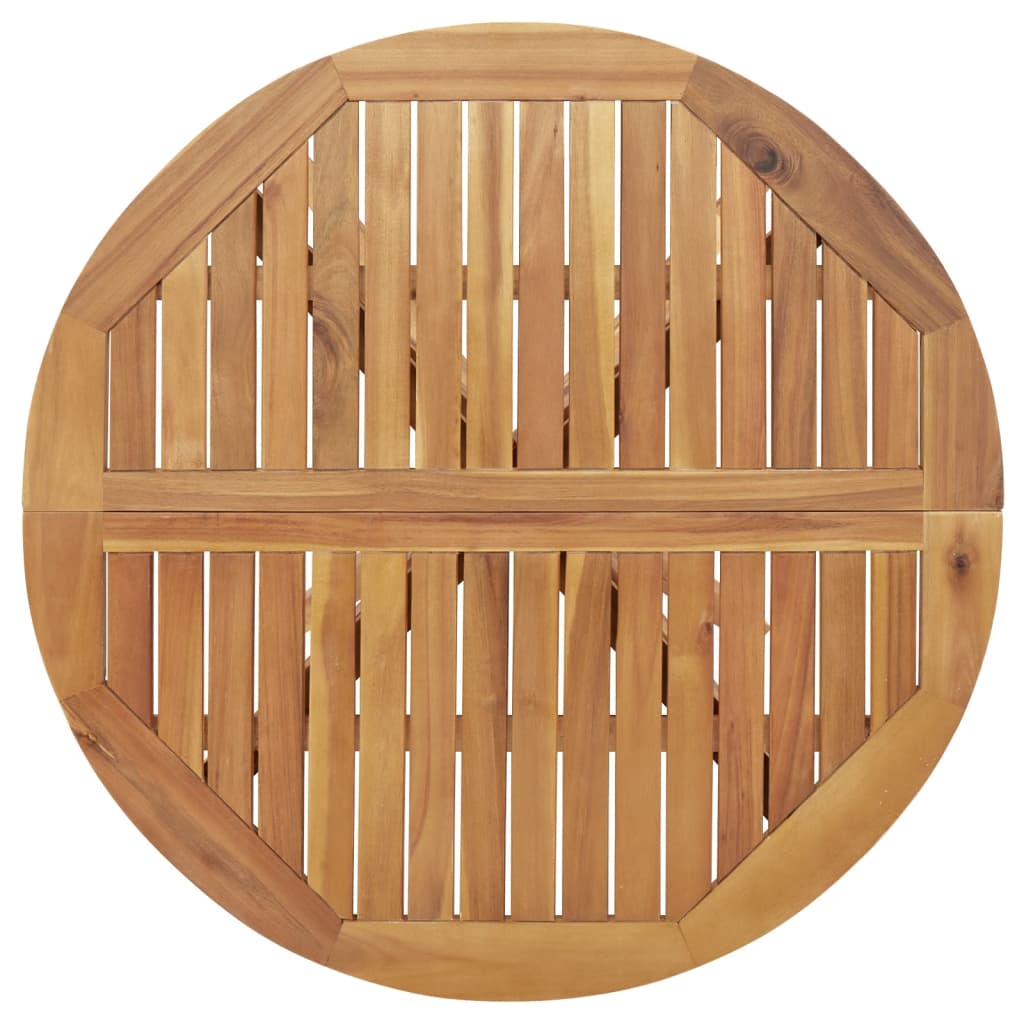 Hagebord rundt Ø85x75 cm heltre akasie