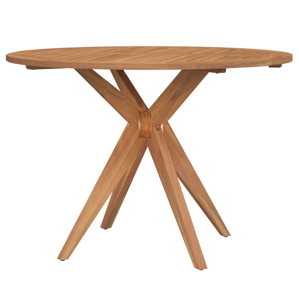 Hagebord rundt Ø110x75 cm heltre akasie