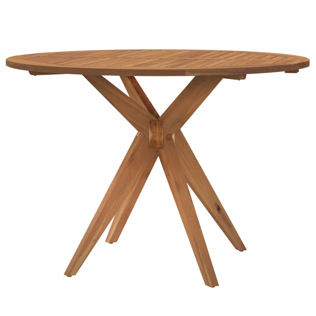 Hagebord rundt Ø110x75 cm heltre akasie