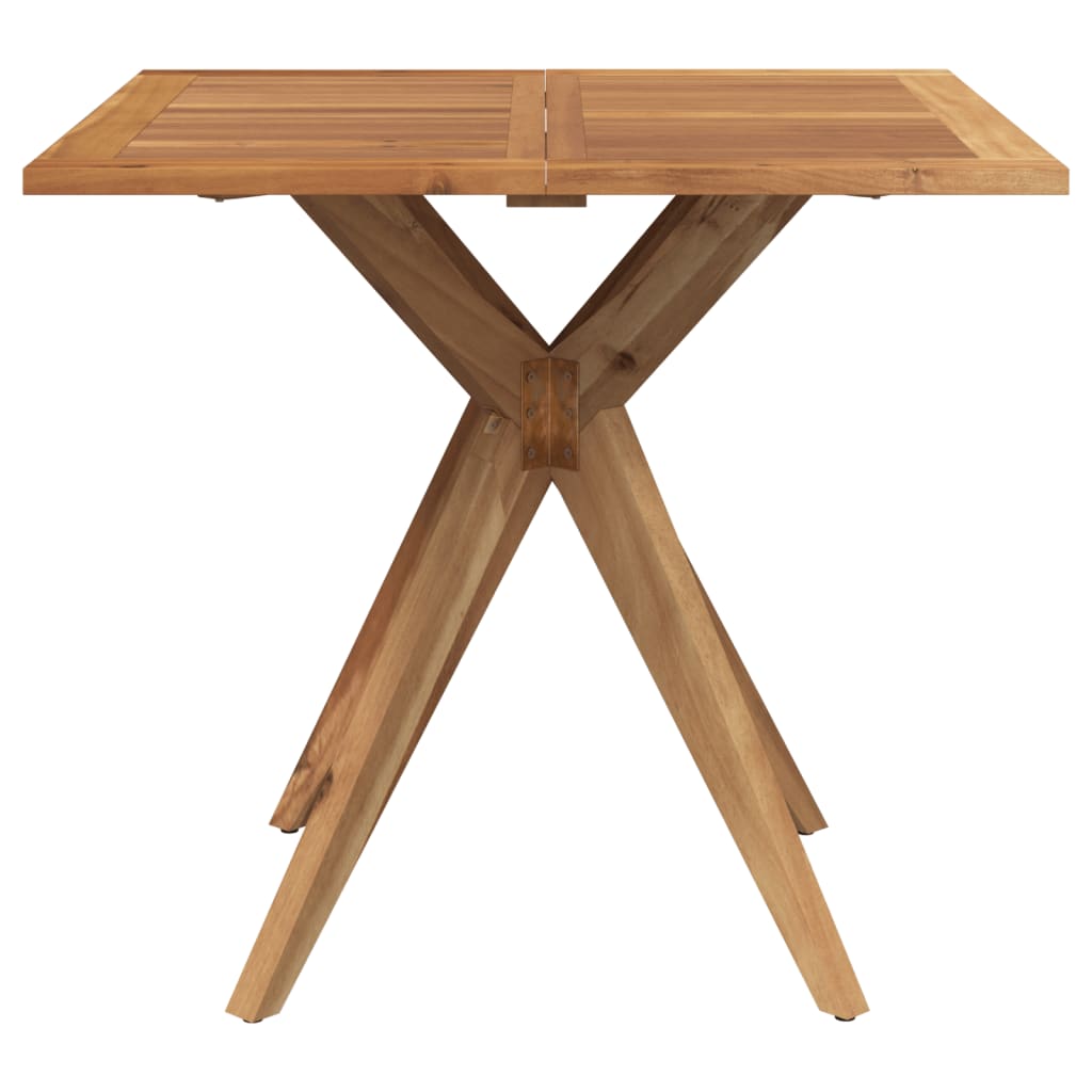 Hagebord firkantet 85x85x75 cm heltre akasie