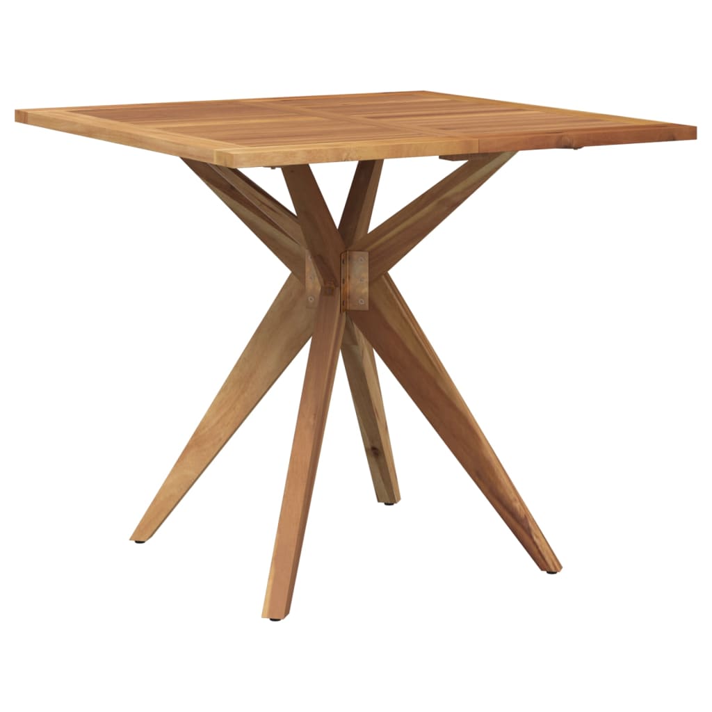 Hagebord firkantet 85x85x75 cm heltre akasie