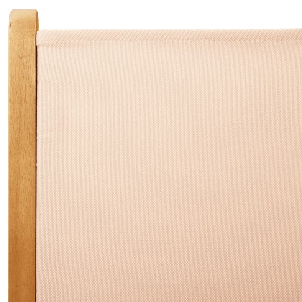 Hagestoler 2 stk beige heltre akasie og stoff