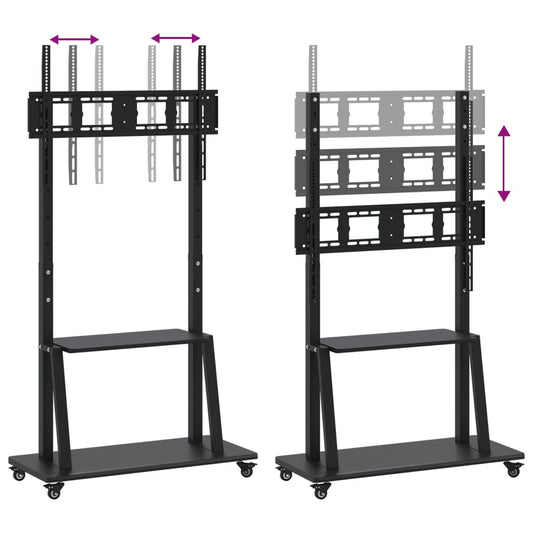 TV-stativ med hjul 32-90 tommers skjerm VESA 800x600 mm 100 kg