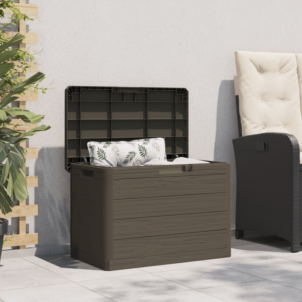 Putekasse brun 77,5x44,5x53 cm polypropylen