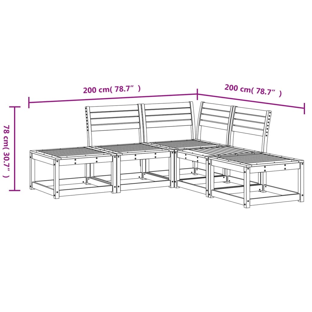 Hagesofagruppe 5 deler hvit heltre furu