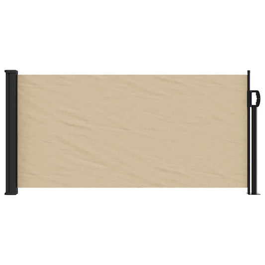 Uttrekkbar sidemarkise beige 100x300 cm vidaXL