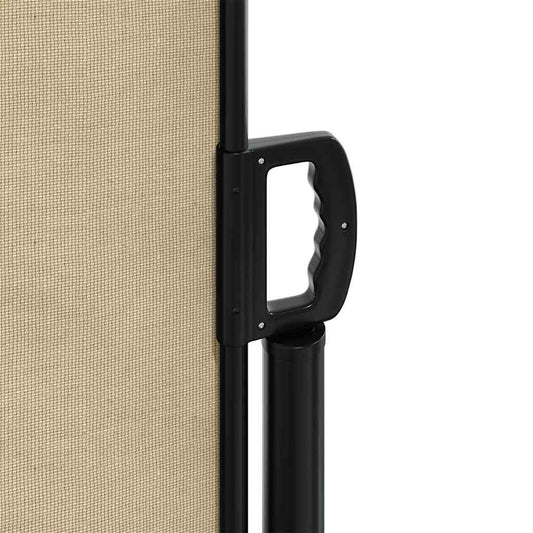 Uttrekkbar sidemarkise beige 100x300 cm vidaXL