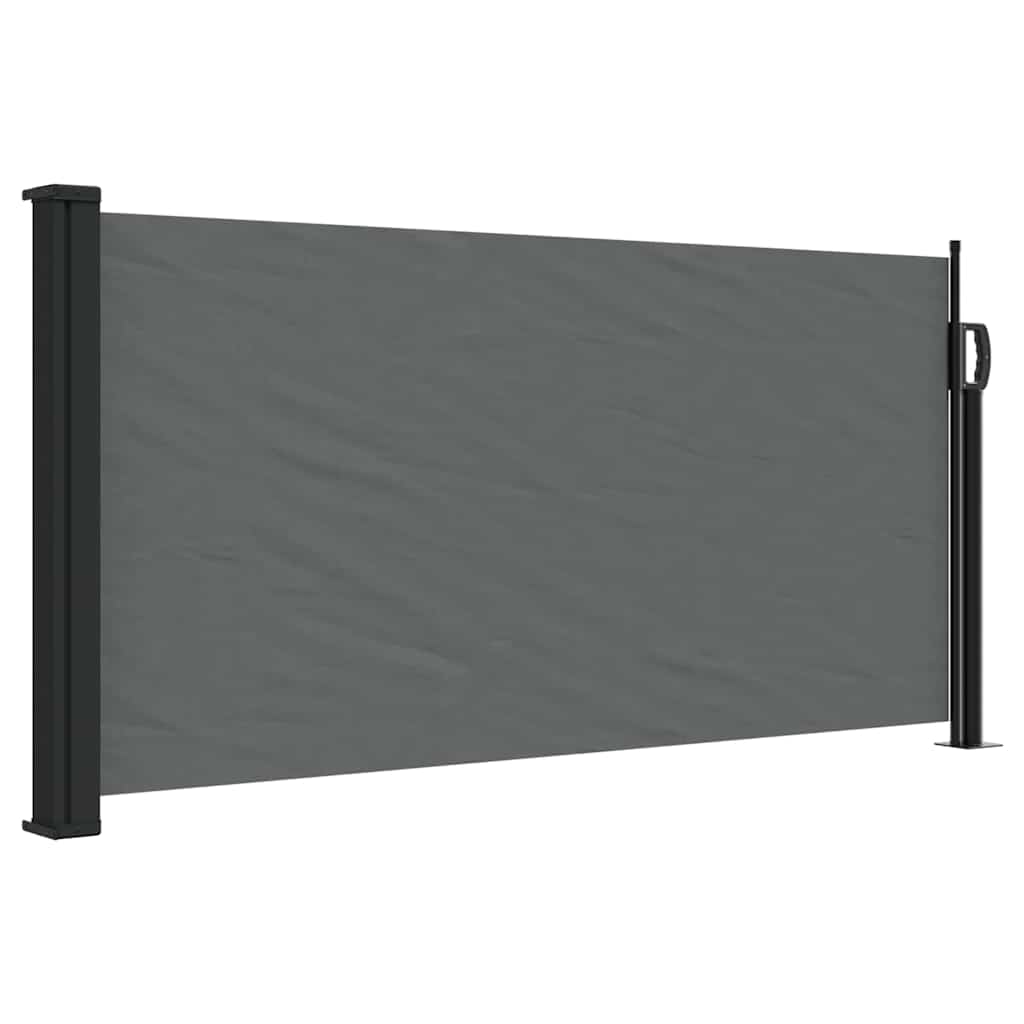 Uttrekkbar sidemarkise antrasitt 100x300 cm vidaXL