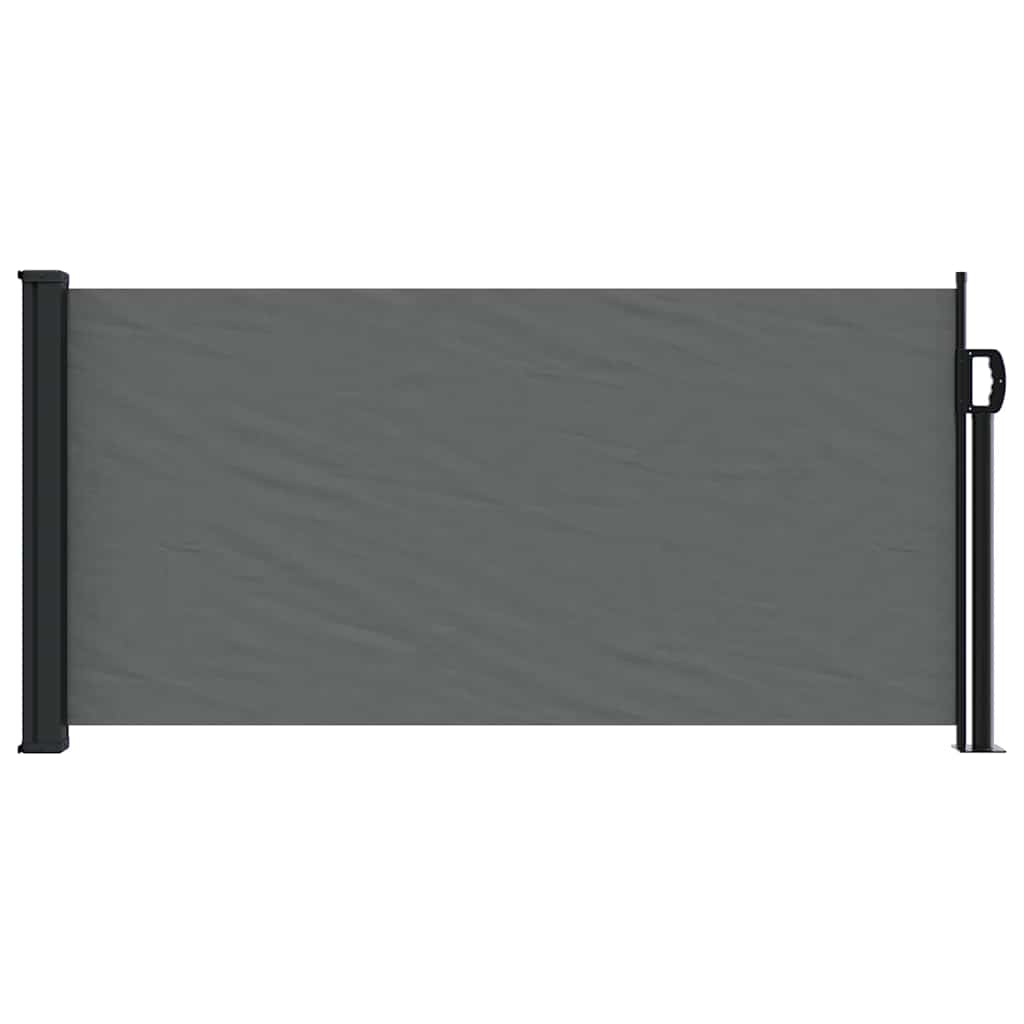Uttrekkbar sidemarkise antrasitt 100x300 cm vidaXL