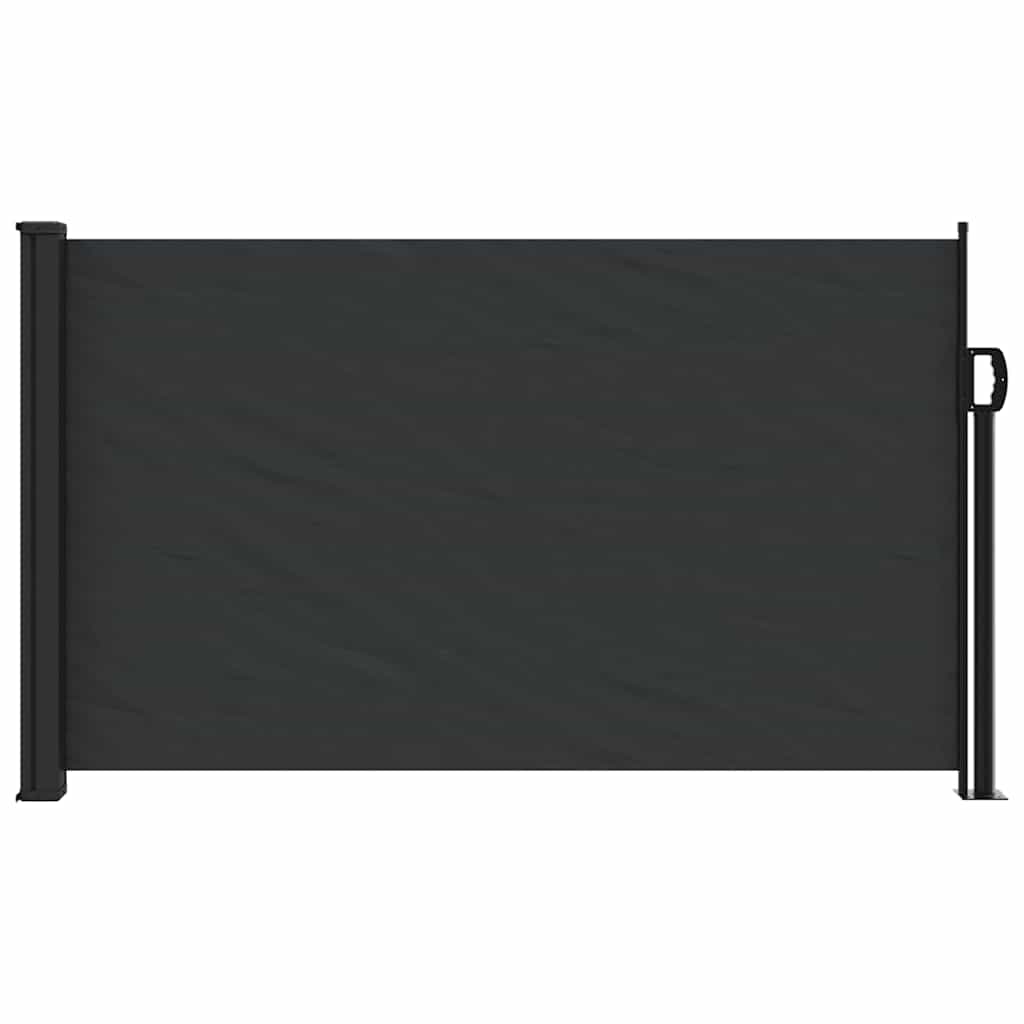 Uttrekkbar sidemarkise svart 117x300 cm vidaXL