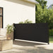 Uttrekkbar sidemarkise svart 140x300 cm