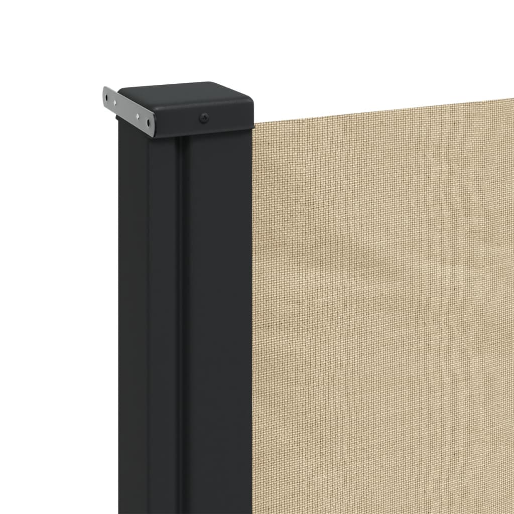 Uttrekkbar sidemarkise beige 160x300 cm