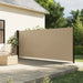 Uttrekkbar sidemarkise beige 160x300 cm