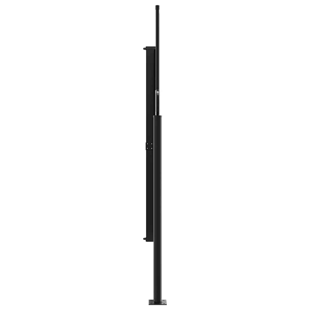Uttrekkbar sidemarkise antrasitt 180x300 cm