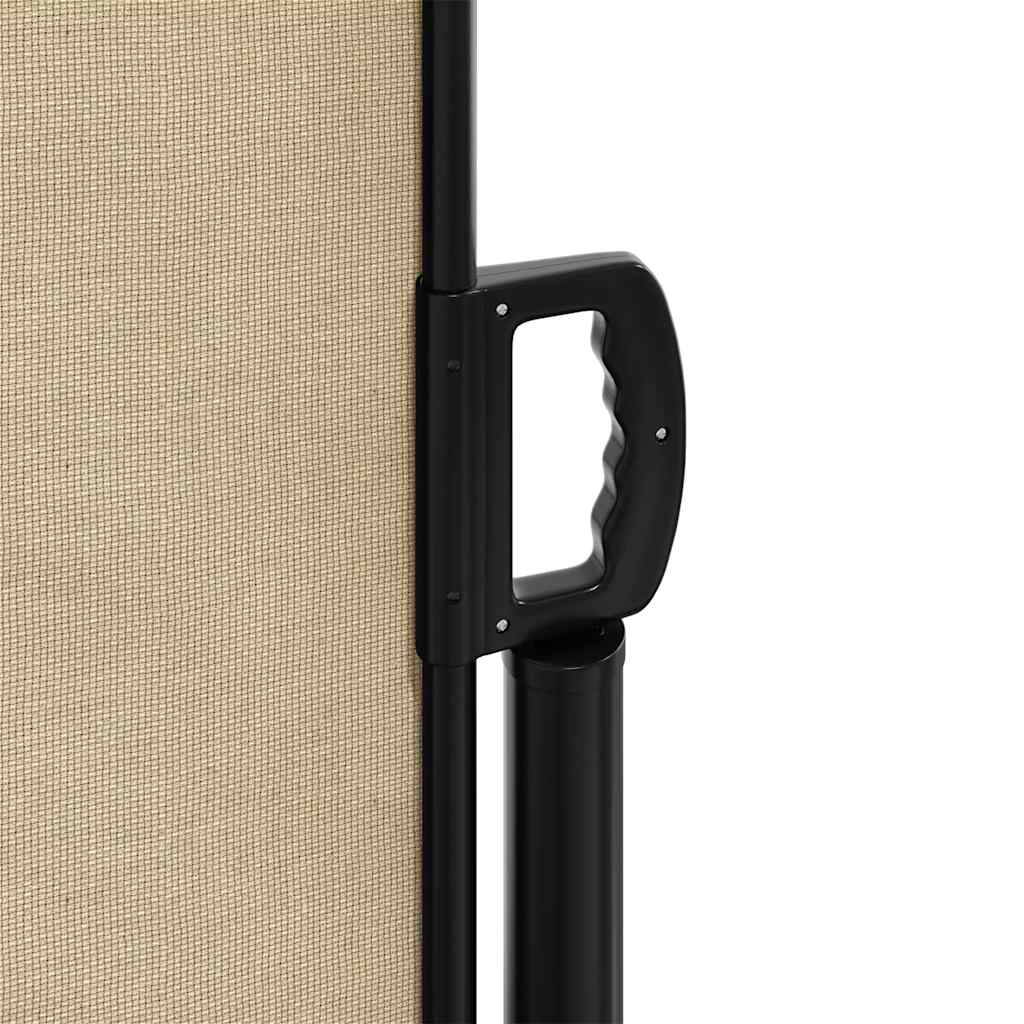 Uttrekkbar sidemarkise beige 200x300 cm