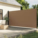 Uttrekkbar sidemarkise gråbrun 200x300 cm