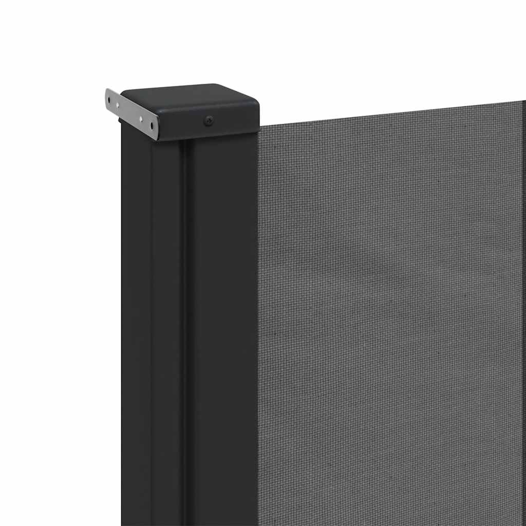 Uttrekkbar sidemarkise antrasitt 200x300 cm