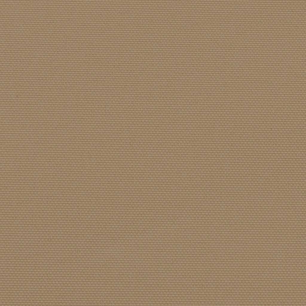 Uttrekkbar sidemarkise gråbrun 100x500 cm