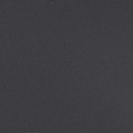 Uttrekkbar sidemarkise svart 120x500 cm