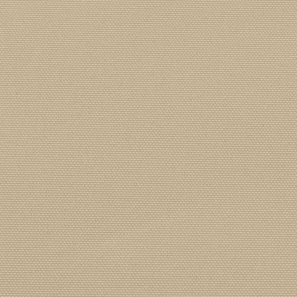 Uttrekkbar sidemarkise beige 120x500 cm