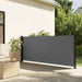 Uttrekkbar sidemarkise antrasitt 120x500 cm
