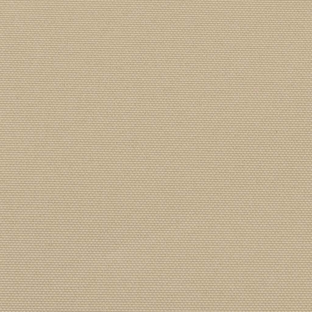 Uttrekkbar sidemarkise beige 200x500 cm