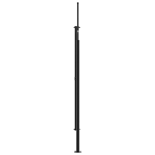 Uttrekkbar sidemarkise antrasitt 220x500 cm
