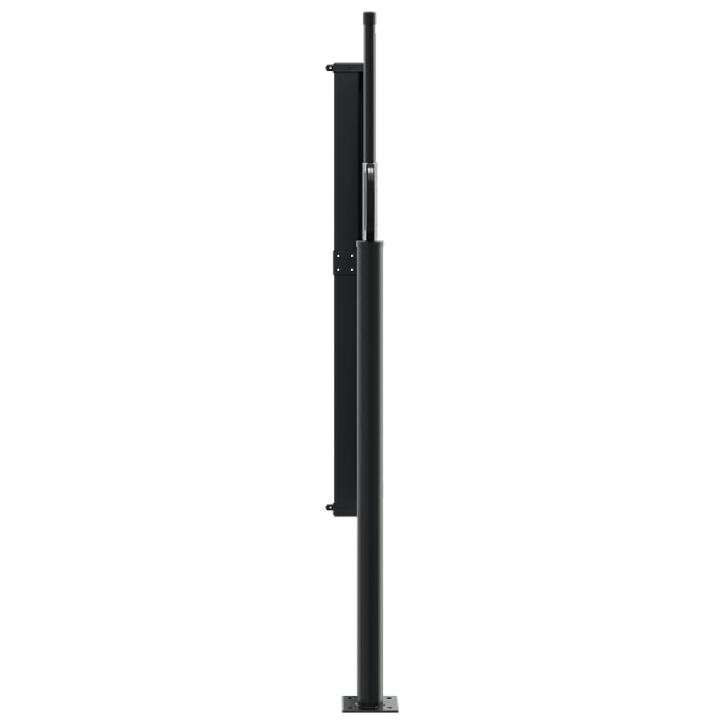 Uttrekkbar sidemarkise beige 120x600 cm