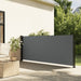 Uttrekkbar sidemarkise antrasitt 140x600 cm