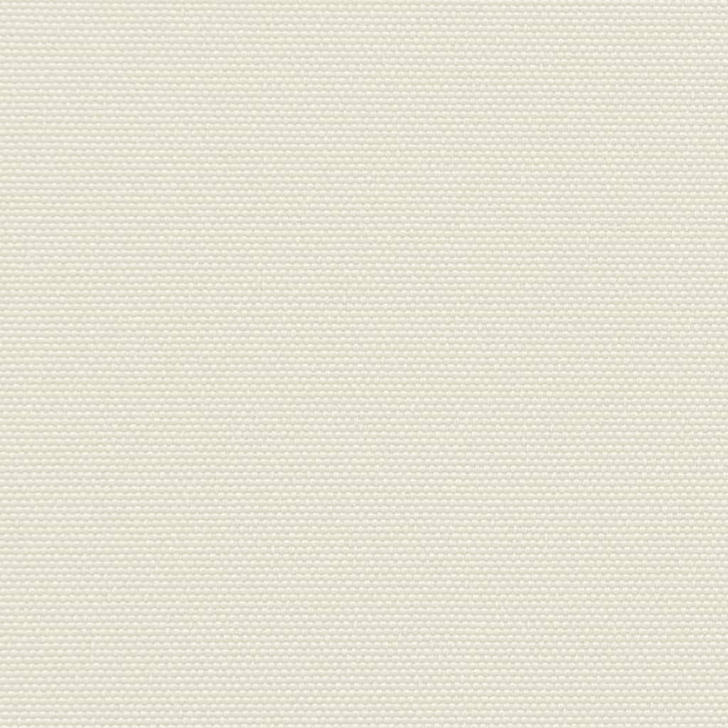 Uttrekkbar sidemarkise kremhvit 160x600 cm