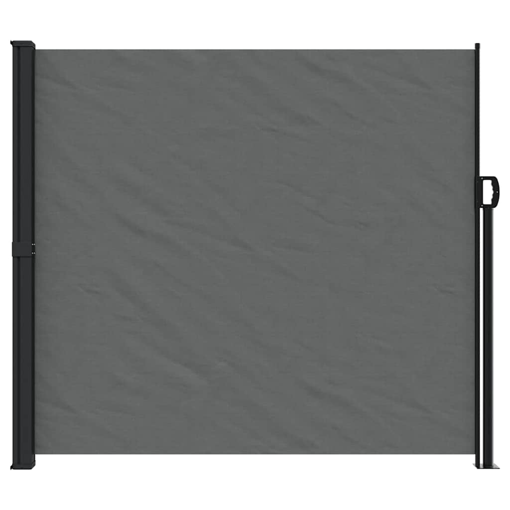 Uttrekkbar sidemarkise 180x600 cm antrasitt
