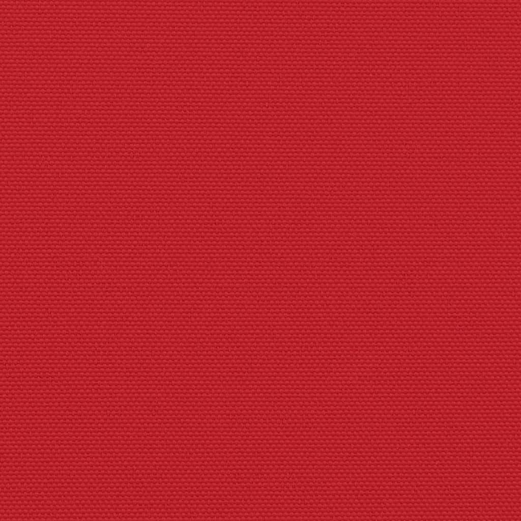 Uttrekkbar sidemarkise 100x600 cm rød