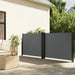 Uttrekkbar sidemarkise 100x600 cm antrasitt