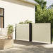 Uttrekkbar sidemarkise 120x600 cm kremhvit