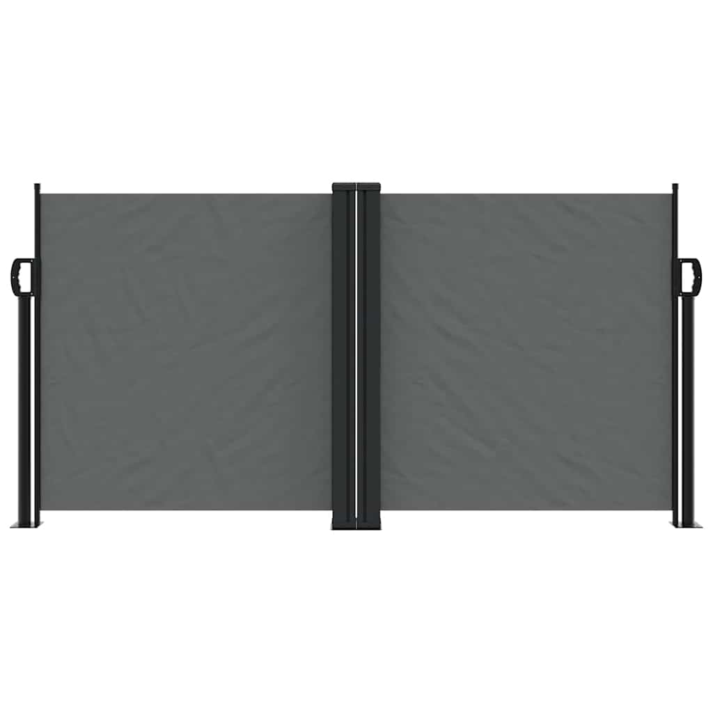 Uttrekkbar sidemarkise 120x600 cm antrasitt vidaXL